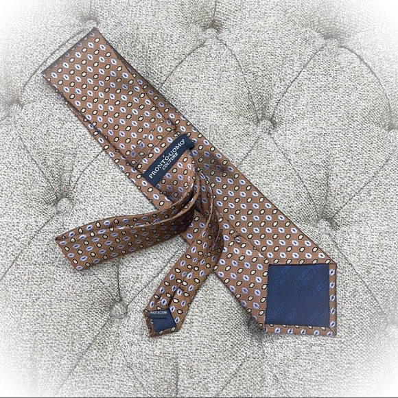 😎Very Dapper Pronto Uomo Couture Mens Silk Tie😎 - Picture 6 of 12